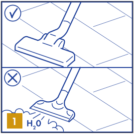 It is allowed to use a vacuum cleaner on your SPC floor. The use of a steamcleaner is forbidden.