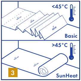 CORELOGIC SPC has been designed for indoor heated (> 0°C) (32°F) installations. It cannot be installed in solariums, seasonal porches, camping trailers, boats or unheated applications without being glued. If the temperature of your floor raises above 45°C, for instance due to direct sunlight, it is recommended to use the Sun/Heat underlay or to install without underlay on a levelled mineral subfloor. If you have any concerns about the temperature of your floor, please contact us.